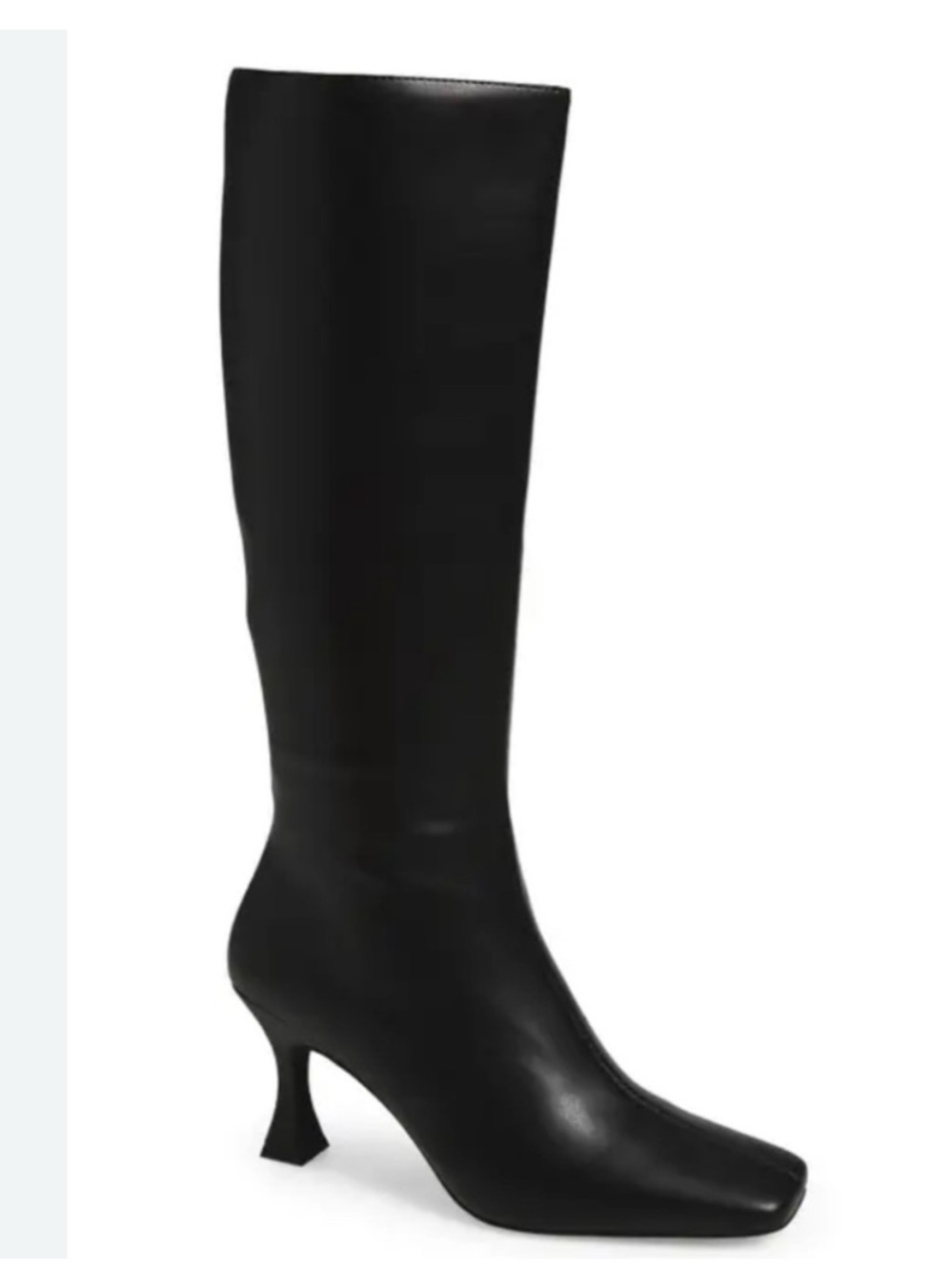 Jeffrey Campbell Checkmate Knee High Boot Black - Picture 2 of 10